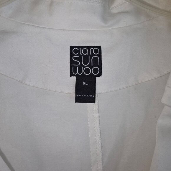 Clara Sunwoo Cropped Designer Blazer XL y2k Feminine Deadstock Office Career New - Picture 6 of 9